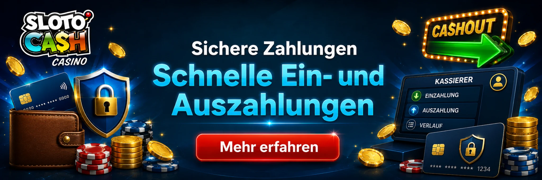 SlotoCash Casino sichere Zahlungen